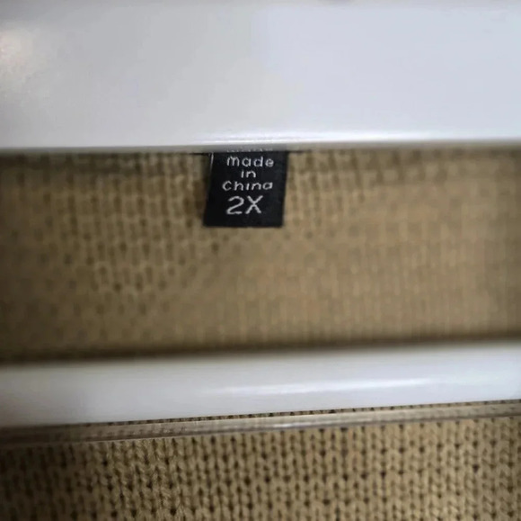 Sienna and Sage Shearling Suade Open Cardigan Size 2XL - Picture 2 of 10